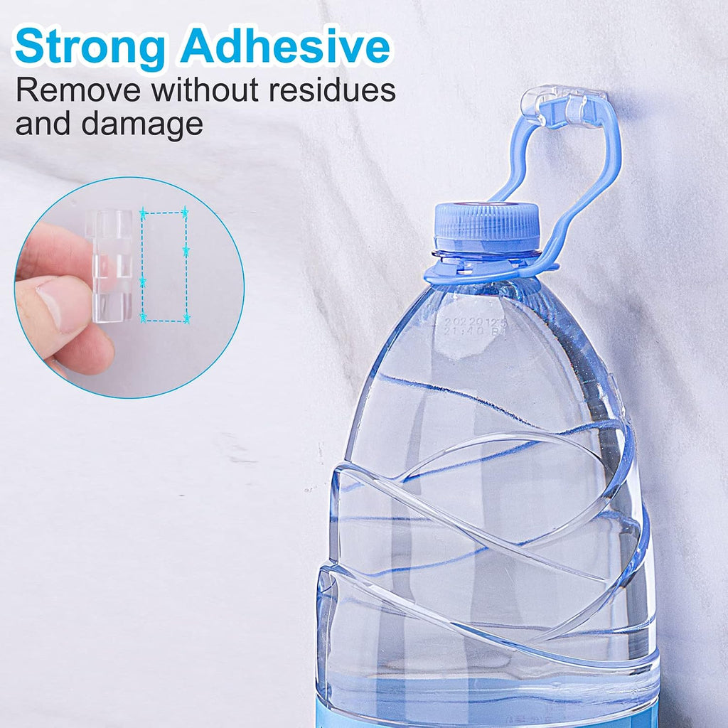 TidyHelper Adhesive Cable Clips Clear (Large, 26PCS), Indoor/Outdoor