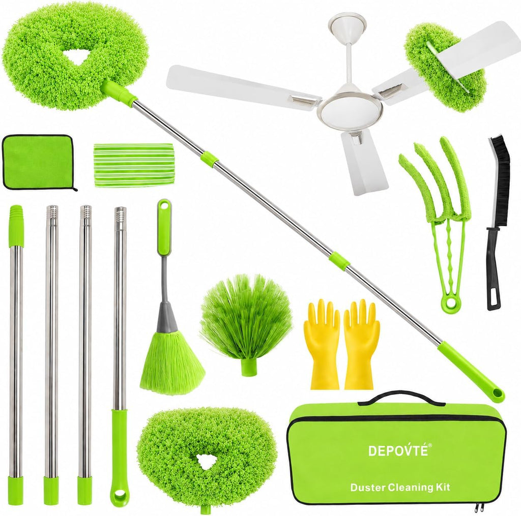 Ceiling Fan Cleaner Duster Kit 72 Inch Ceiling Fan Duster Extension Pole