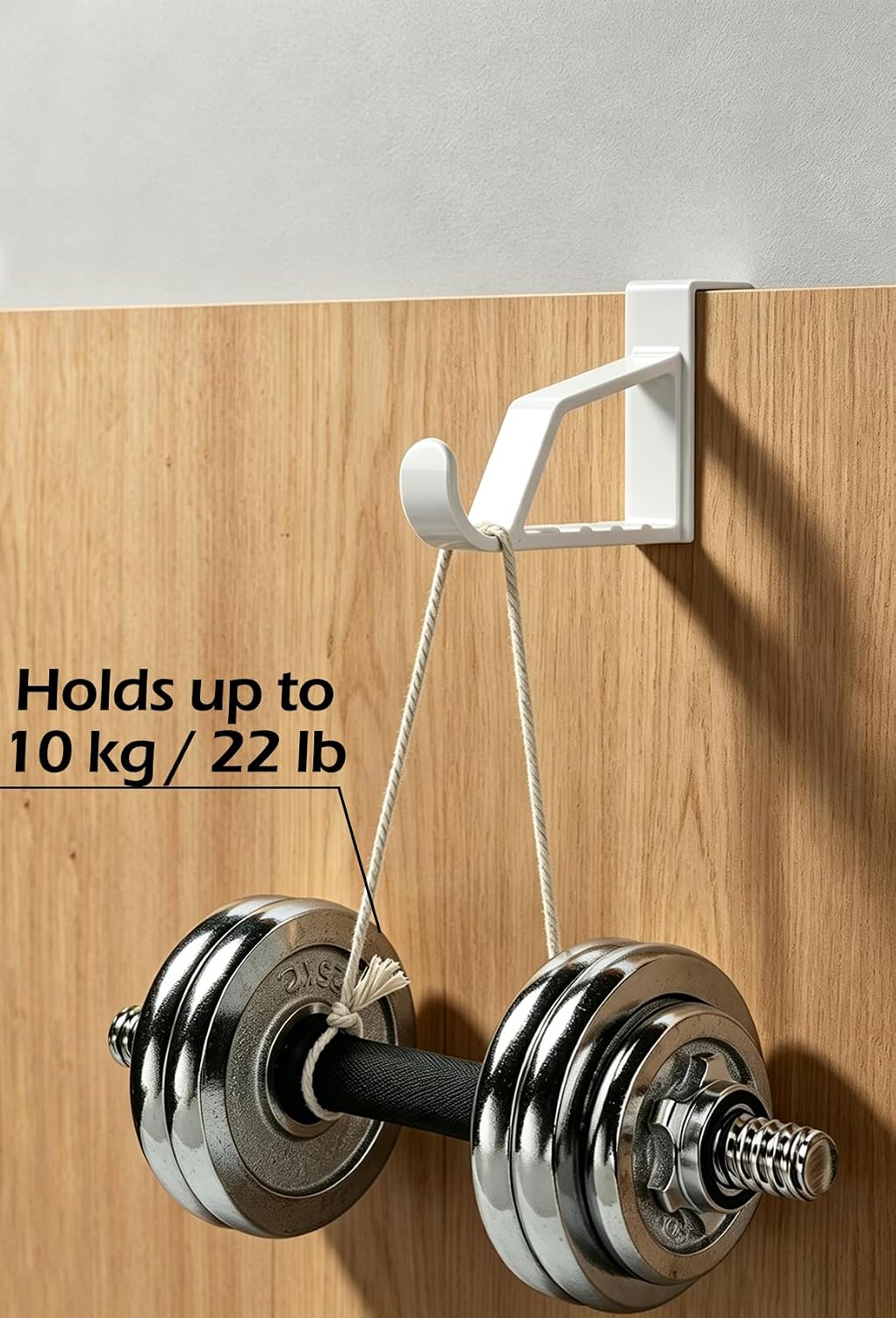 NewTalent 4pcs Over the Door Hanger Holder, 2 Pack Over The Door Hooks for Hangers, Door Hanger Hooks, Storage Organizers