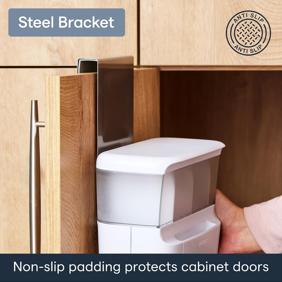 YouCopia DoorStash Toiletry Organizer, Hanging Cabinet Bathroom Storage