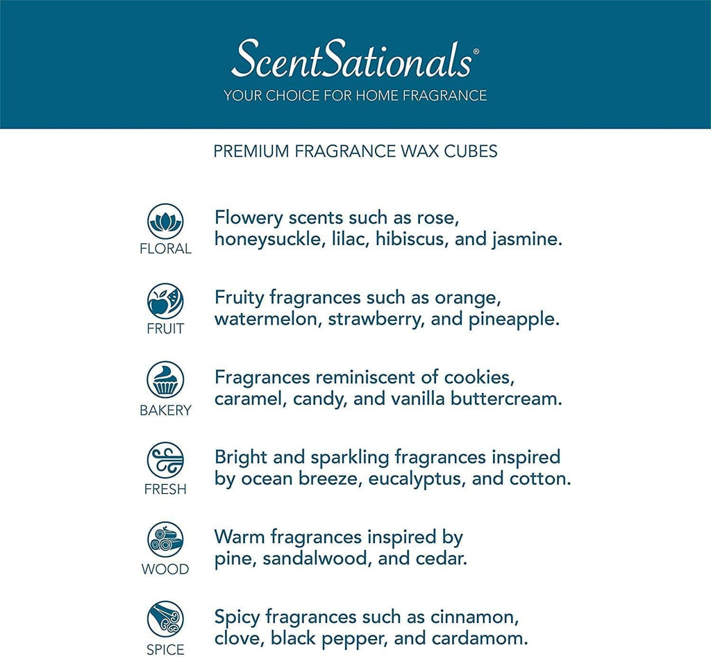 Scentsationals Pumpkin Spice Scented Wax Melts 10oz (24 Cubes)