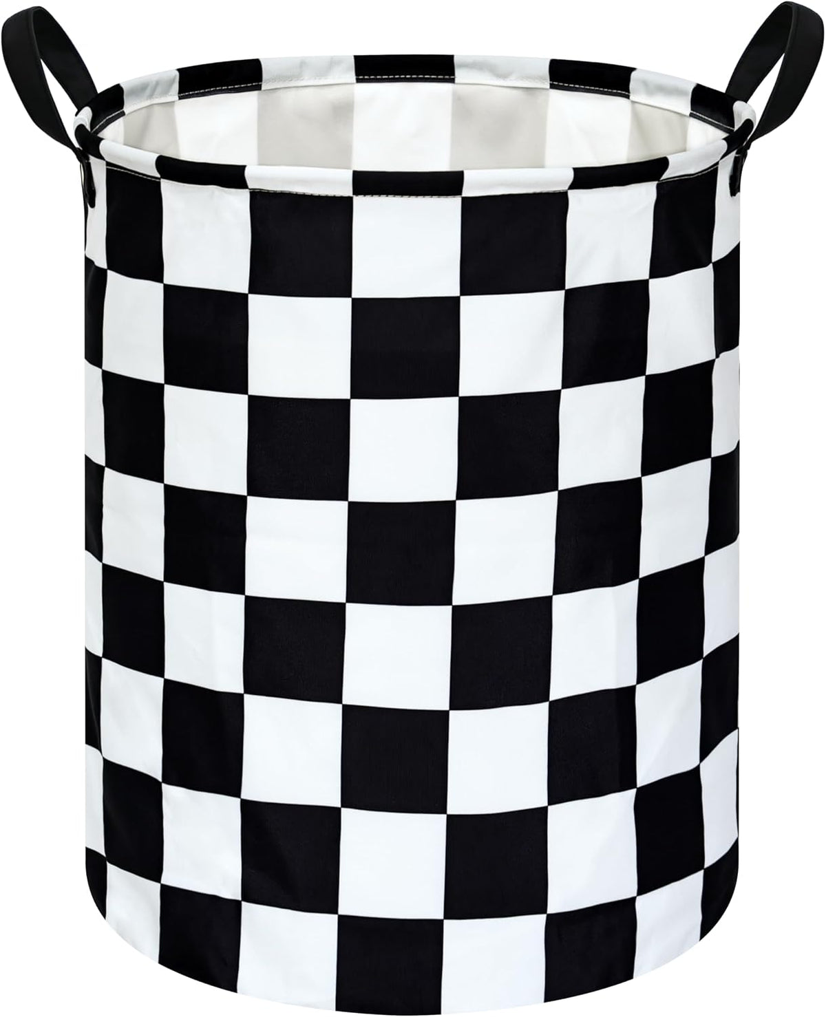 Racing Checkerboard Storage Basket for Boys Room, Foldable Laundry Hamper Organization Basket, Storage Bin, Toy Box,Gift Basket