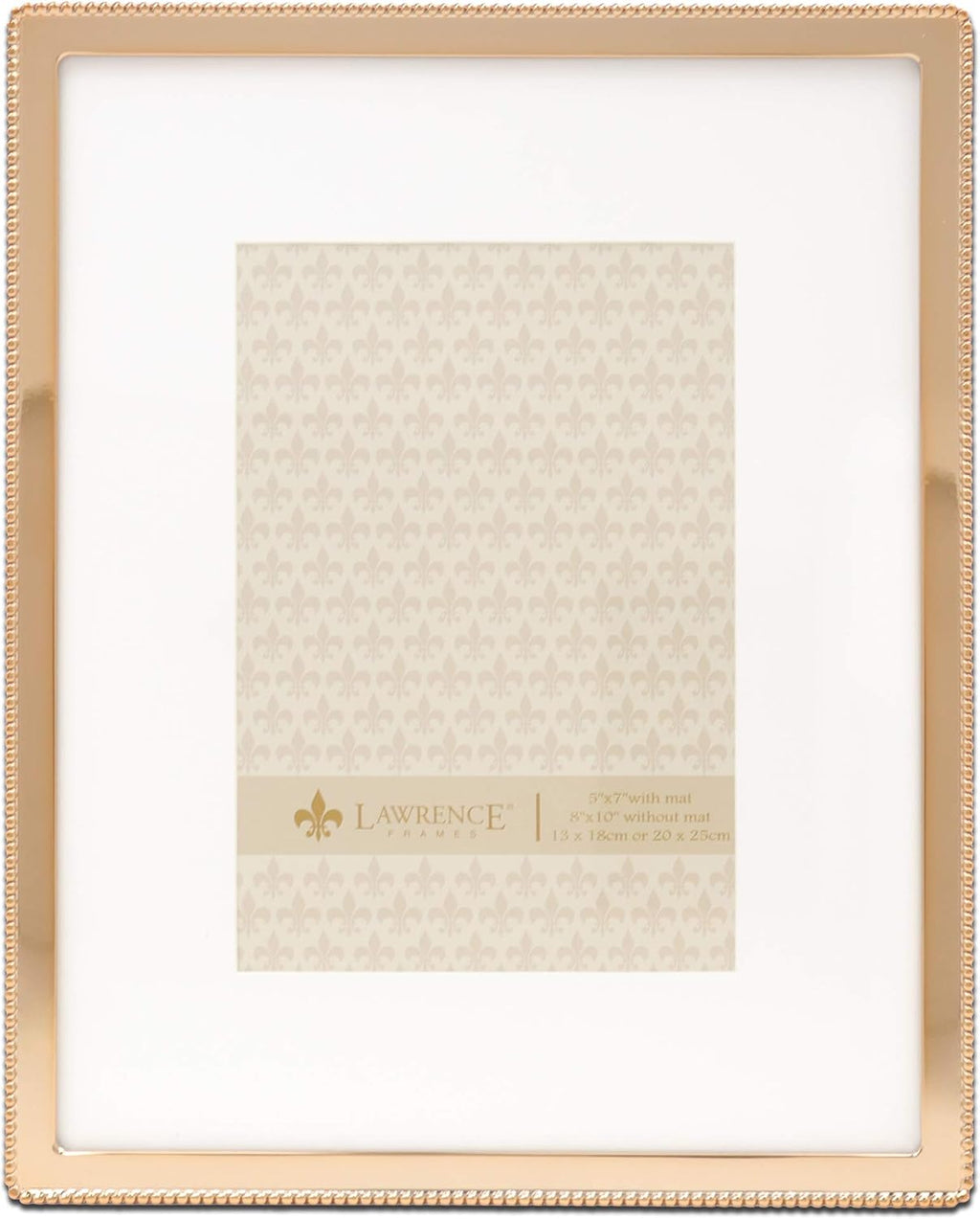 Lawrence Frames 714080 Lawrence Home Picture Frame, 8x10, Gold