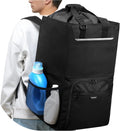 Vorspack Laundry Backpack for College Students, 2 in 1 Laundry Bag, Black