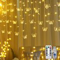 Butterfly Curtain Fairy Light, 8 Modes 120 LED USB Window Firefly Twinkle Timer String Lights 24 Butterflies with Remote, Waterproof Copper Wire for Room Bedroom Christmas Wedding Party Dorm Patio