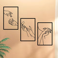 Resama Nail Room Wall Decor Nail Salon Wall Art and Accessories