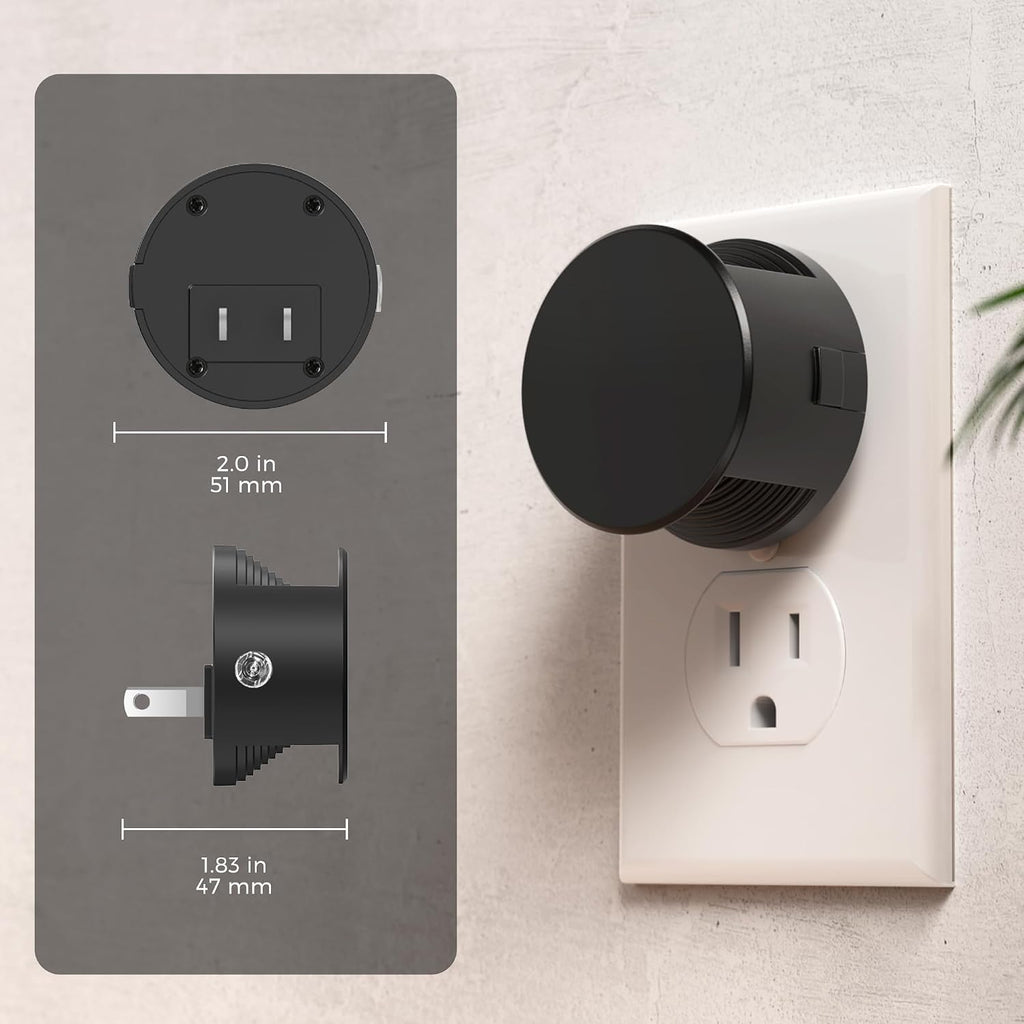 L LOHAS LED Night Lights Plug into Wall,[2-Pack] Plug in Night Light with