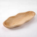 Christmas Wooden Dough Bowl for Decors, 16'' Hand Carved Wood Dough Bowl
