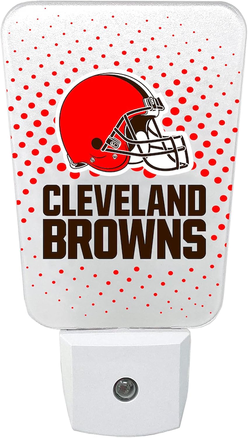 Party Animal NFL Team LED Night Light, Cleveland Browns