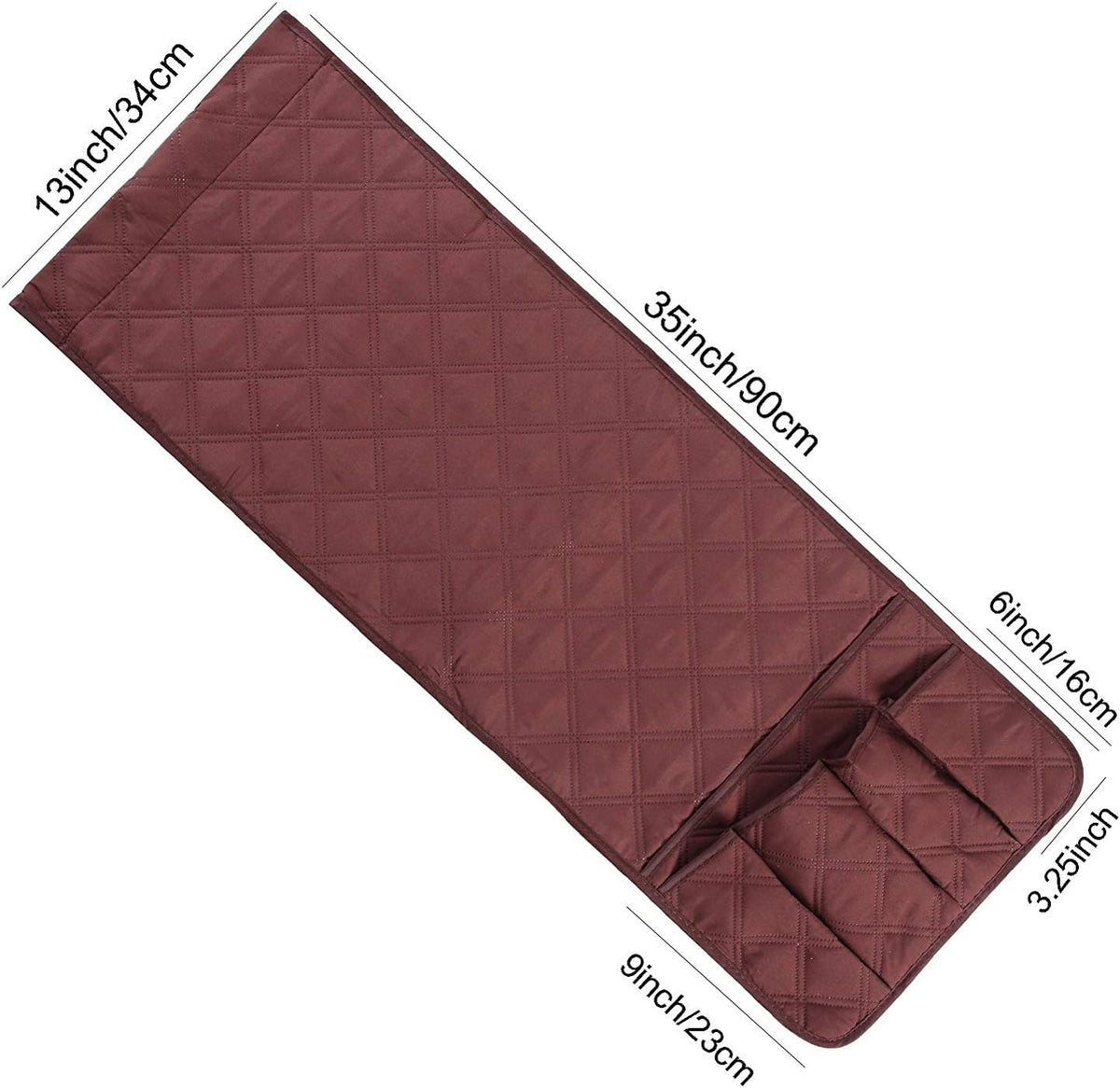 Ruibo Waterproof Sofa Couch Chair Armrest Organizer With 5 Pockets,armchair Caddy Fits For Phone, Book, Magazines, Tv Remote Control Holder/Coffee