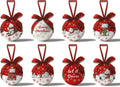 Polar Bear Christmas Decorations - Polar Bear Ornaments Hanging Balls Christmas Tree Decorations Indoor, Cute Decoration Ball 2.36 Inch for Xmas Tree Party Home Holiday，Xmas Gifts Set of 16Pcs