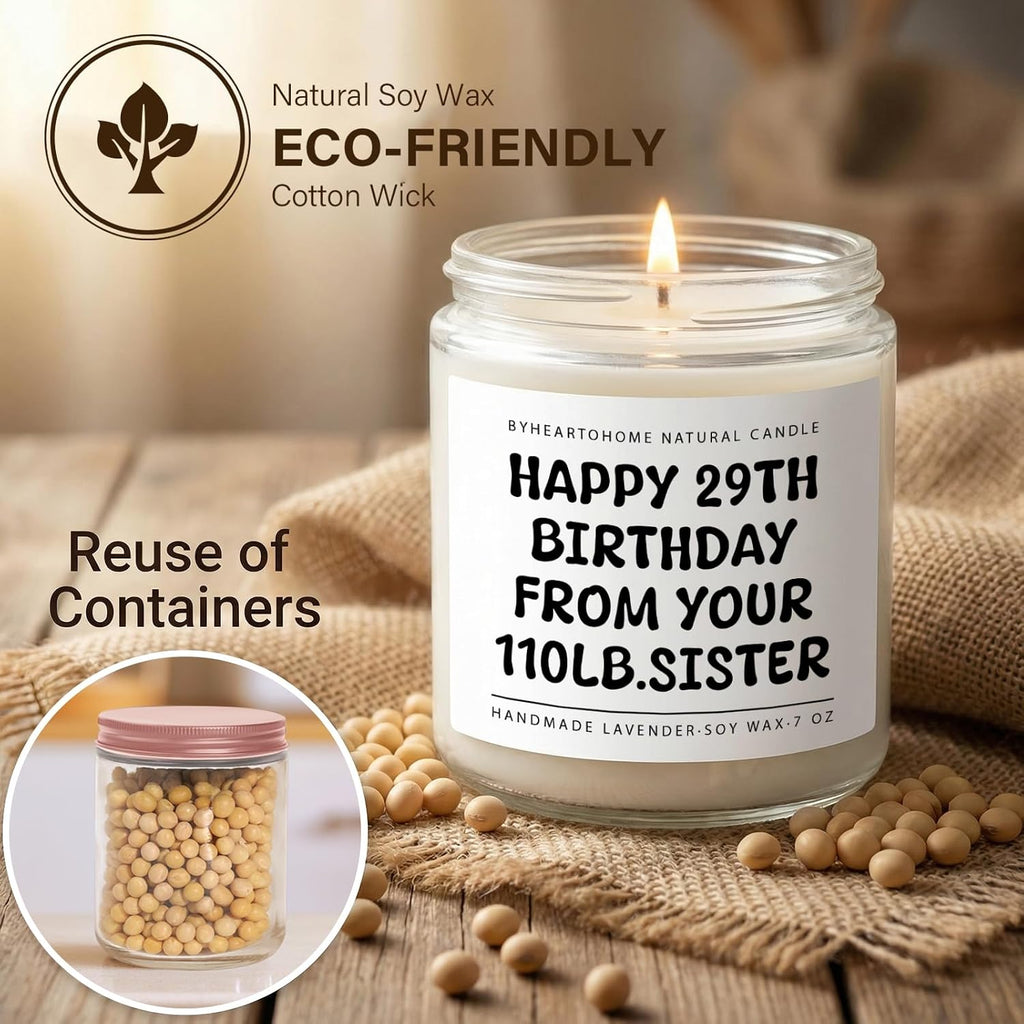 Sister Birthday Gifts,Funny Gifts Candles for Sister