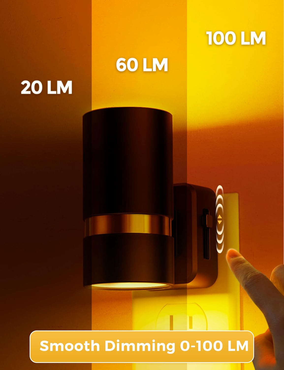 L LOHAS LED Night Lights Plug into Wall, Dusk to Dawn Night Light