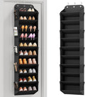 LANTEFUL Over the Door Shoe Organizer, Hanging Shoe Rack for Closet, Black