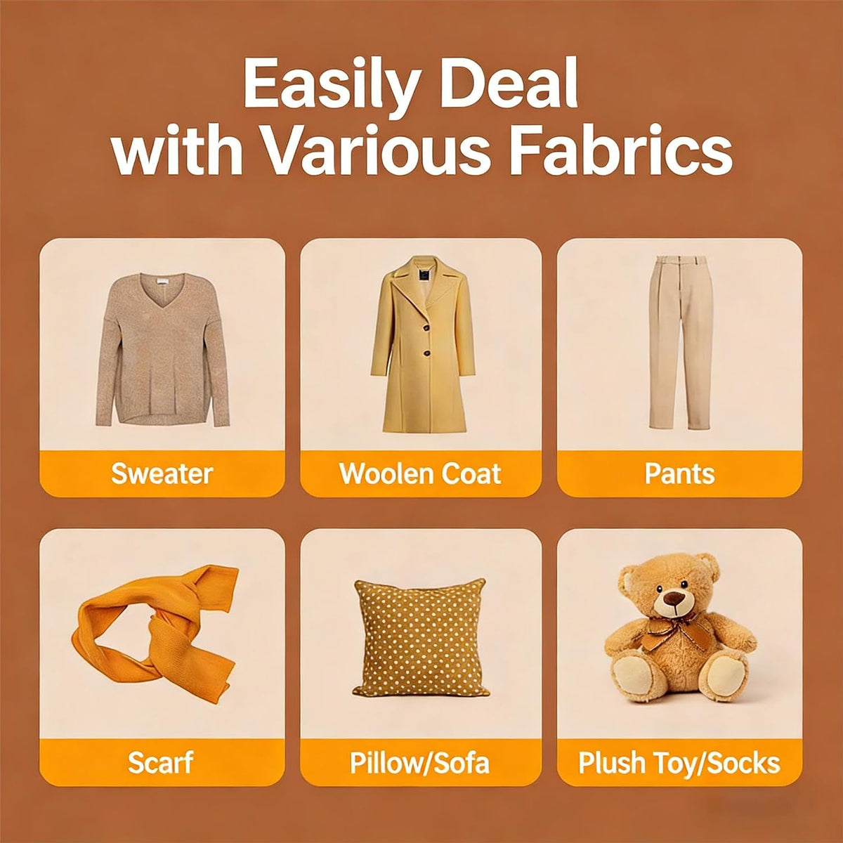 Rechargeable Fabric Shaver Lint Remover for Clothes, Sweaters & Furniture