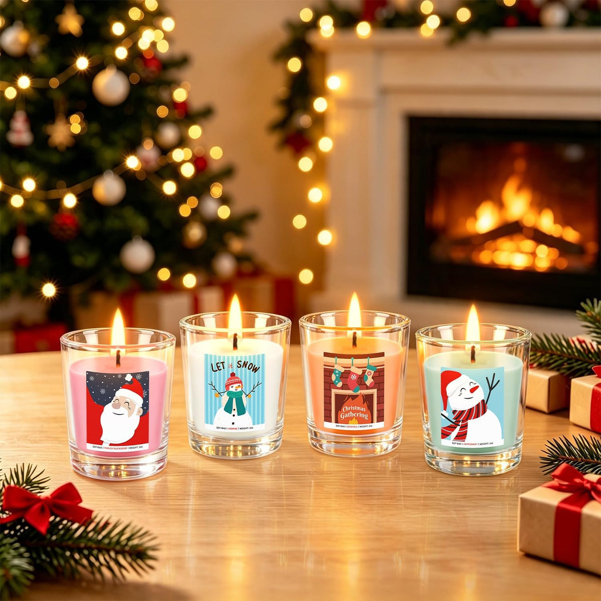 Candle Advent Calendar 2026, 24-Day Scented Candle Gift Set for Women