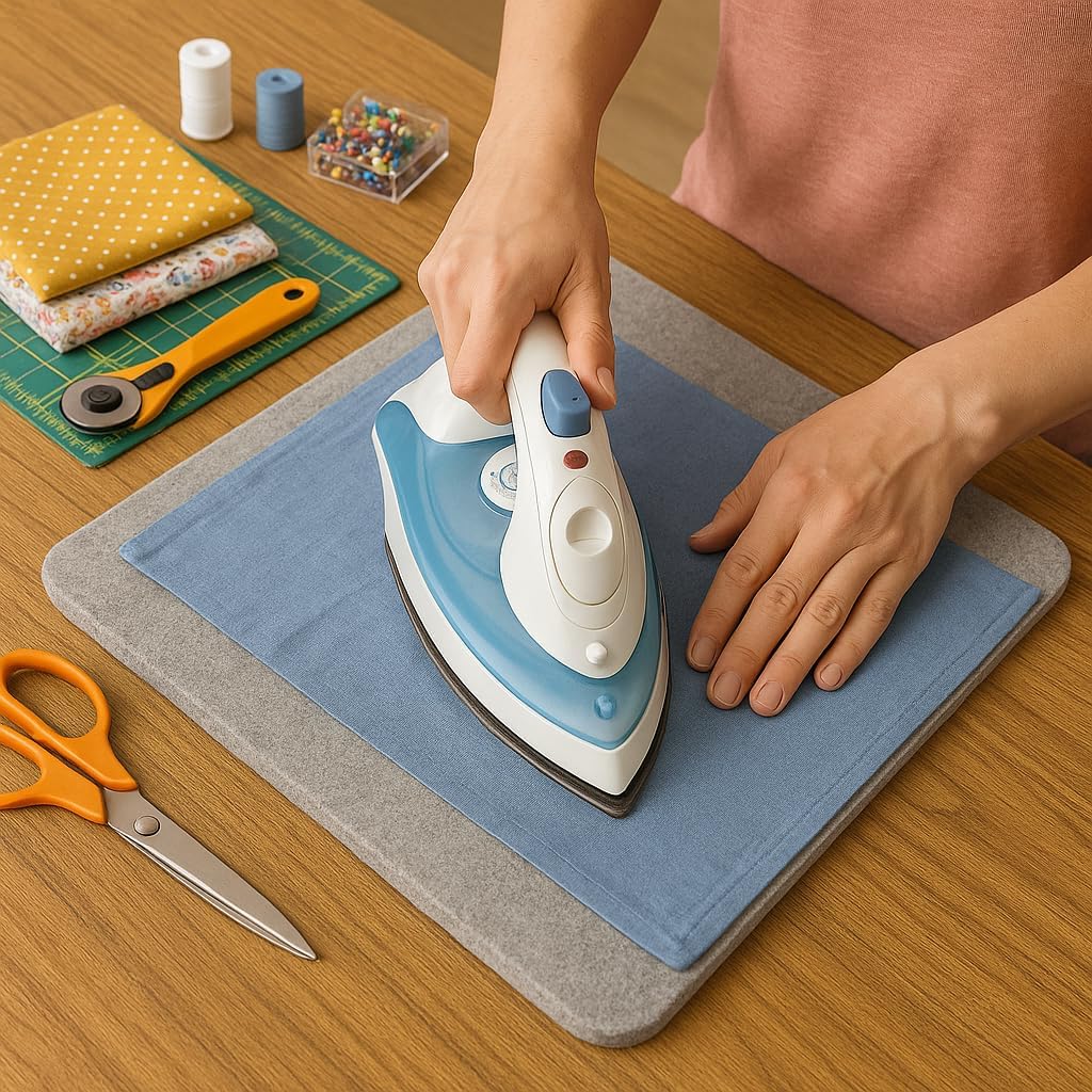 Wool Ironing Mat for Table Top - Portable Pressing Pad, Quilting & Sewing