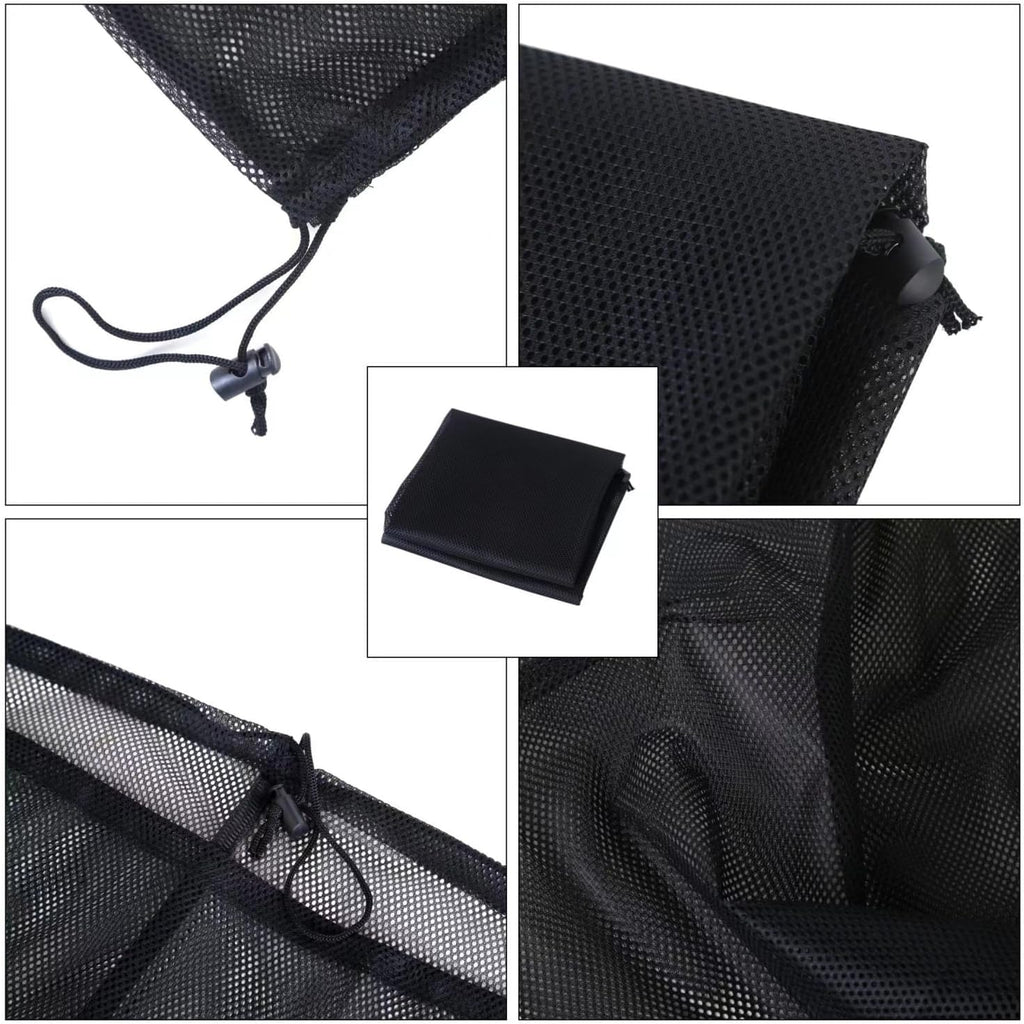 2-Pack Large Mesh Laundry Bag, 24x36 Inch Black