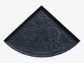 A1HC Heavy Duty Flexible and Durable 100% Rubber Hello Triangle Boot Trays Multi-Purpose for Shoes, Pets, Garden - Mudroom, Entryway, Garage and Scraper Doormat 21.6" X 21.6"