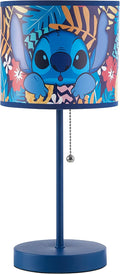 Lilo & Stitch Stick Table Kids Lamp with Pull Chain, Themed Printed Decorative Shade