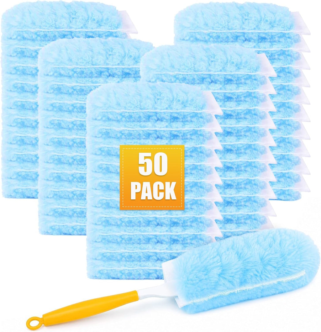 50 Pack Duster Refills for Swiffer Duster, Heavy Duty Duster Refill Kit