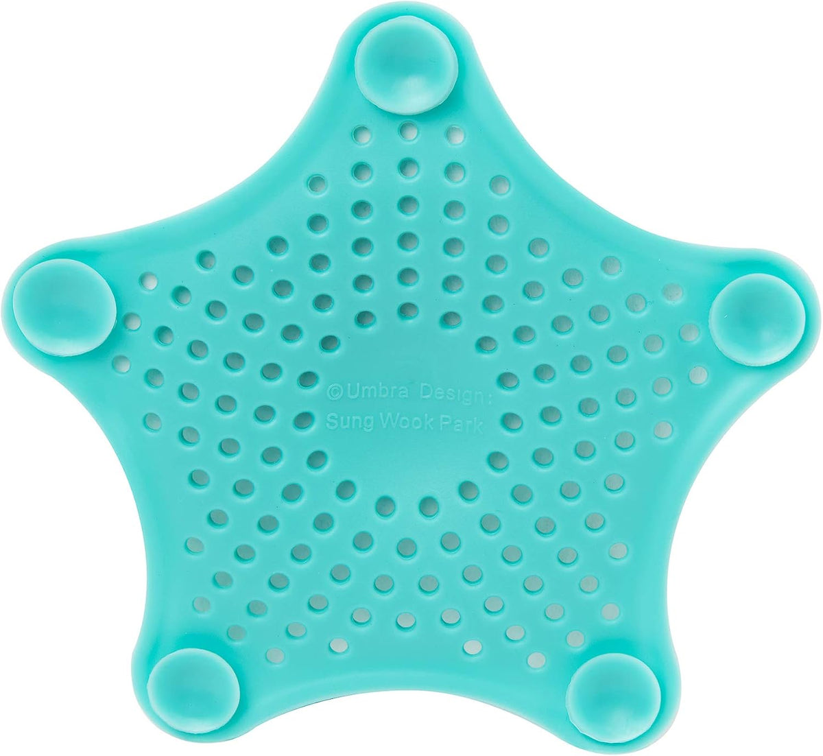 Umbra Starfish Drain Cover/Hair Catcher, Surf Blue (Pack of 3)