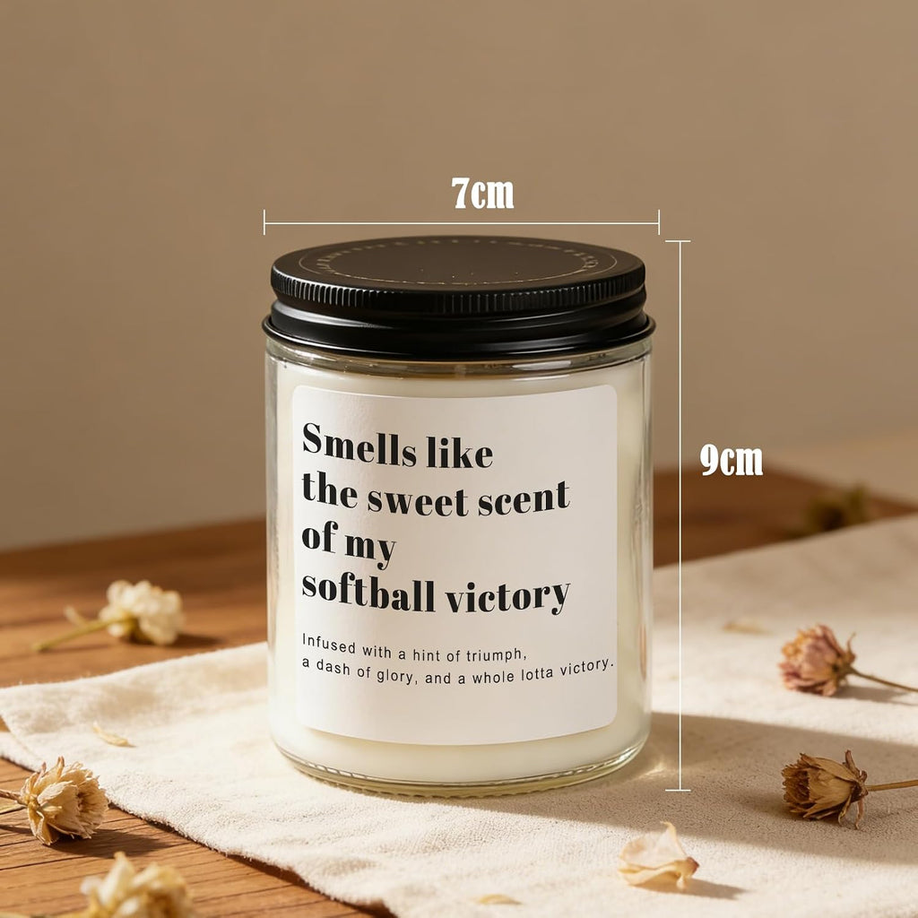 Softball Gifts for Girls, Softball Coach Gifts, Softball Candle
