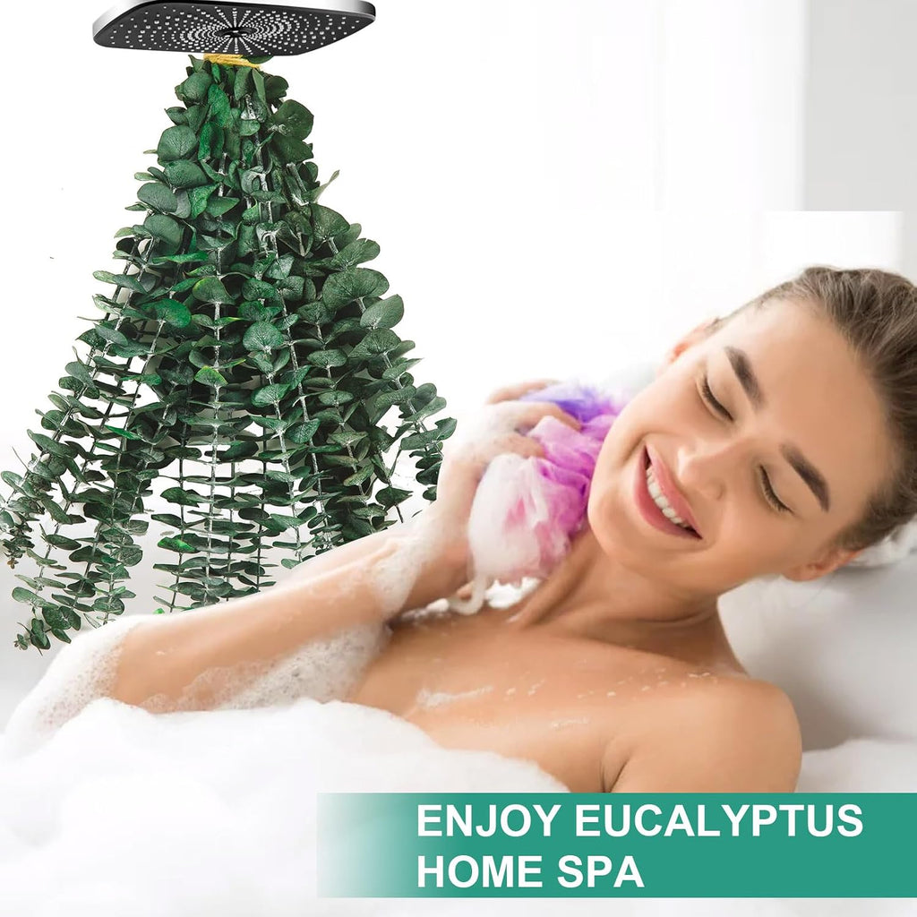 20 Pcs Dried Eucalyptus Stems, 17'' Real Hanging Eucalyptus for Shower