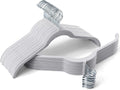 Sishynio Velvet Shirt Hangers 30 Pack, Slim Felt Hangers Gray