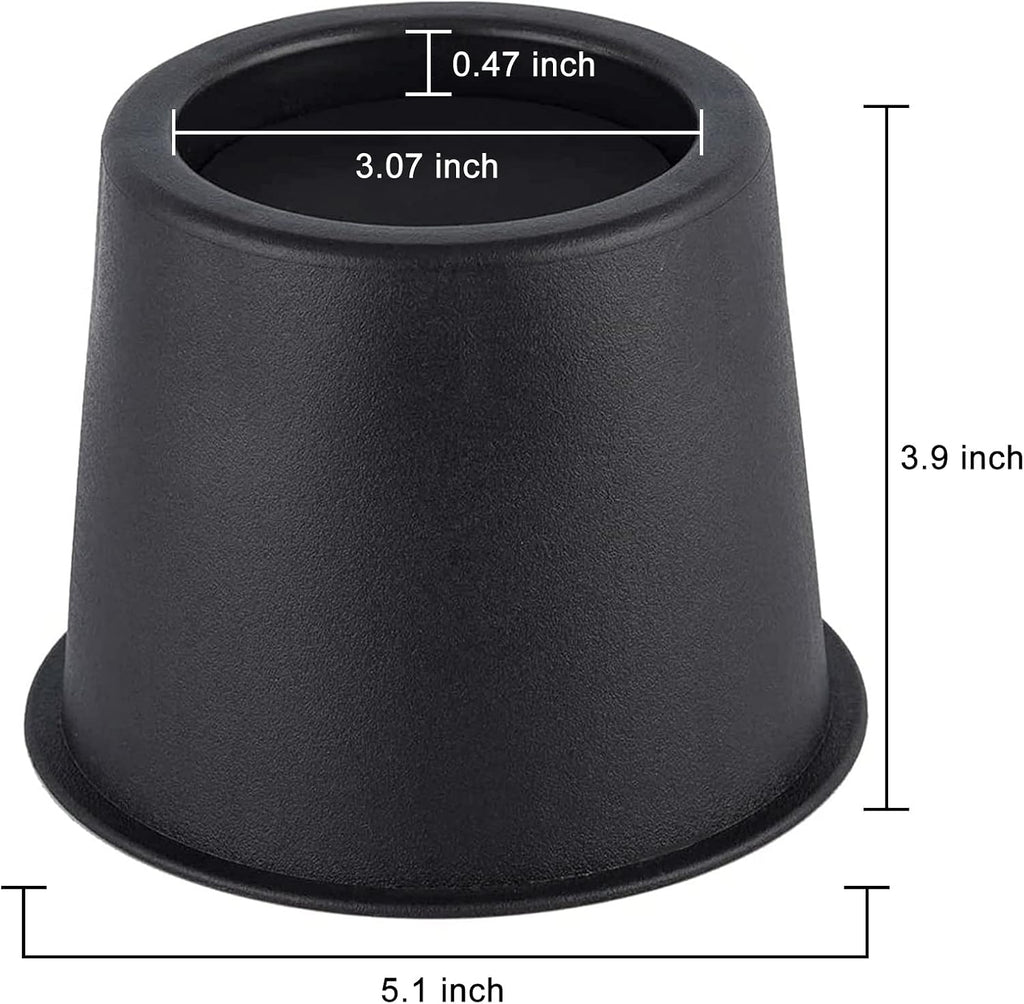 BTSD-home Round Bed Risers 4 Inch