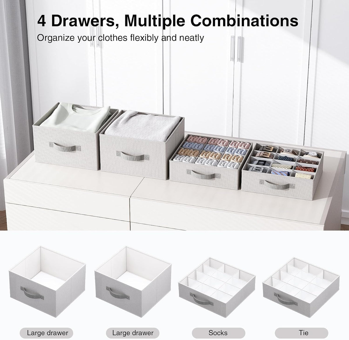 Hanging Closet Organizer, Storage Shelf for Wardrobes, Washable 600D Oxford Cloth Hanging Rack