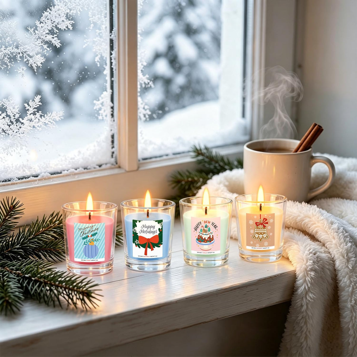Candle Advent Calendar 2026, 24-Day Scented Candle Gift Set for Women