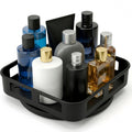 Cologne Organizer for Men, 360°Rotating Bathroom Organizer Countertop, Perfume Organizer, Vanity Tray for Perfume, Skincare, Shaving Kit, Bathroom Storage, Gift for Men