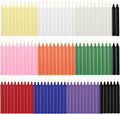 Kunrsug 100 Pack Assorted Color Spell Chime Candles – Premium Mini Unscented Taper Candles for Rituals, Prayer, Birthdays, Meditation, Altar, Spells, Chime Candle - 4 Inch Tall - Ideal for Witches
