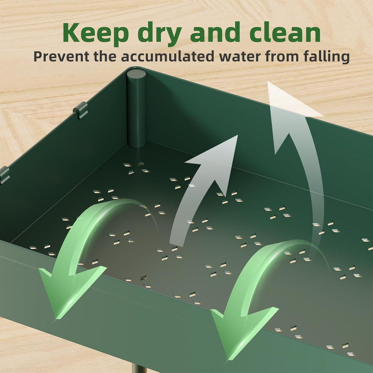 Simple Trending Under Sink Organizer 2 Pack, with Sliding Drawer, Green