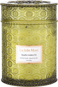 LA JOLIE MUSE Starlit Fir Pine Scented Candles for Home,19 oz Natural Soy