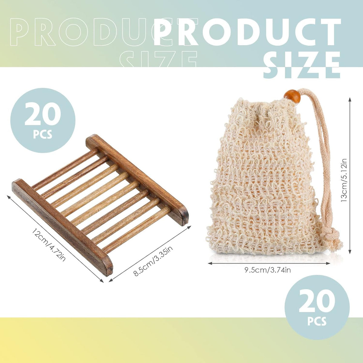 Soap Dish Set Wood Holder Saver Bulk, Carbonized Color, 40 Pcs