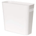 Youngever 1.5 Gallon Slim Trash Can, Plastic Garbage Container Bin, Small Trash Bin with Handles for Home Office, Living Room, Study Room, Kitchen, Bathroom (1 Pack White)