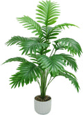 Freyalife 28“ Fake Plant Large Artificial Plam Tree for Indoor Room Decor,Faux Potted Plant for Home Offce Balcony Livingroom Bathroom Bedroom Outdoor Courtyard Decor