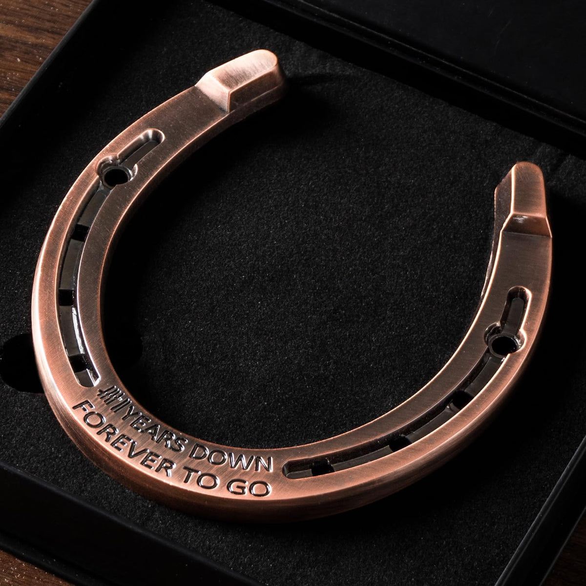 Horseshoe 7 Year Anniversary Copper Gifts for Him Her Wife 7th Anniversary
