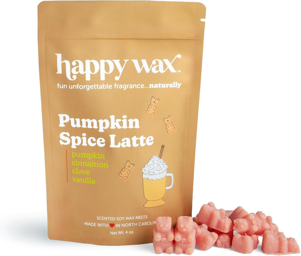 Happy Wax Fall Scented Soy Wax Melts 4oz Pouch - Pumpkin Spice Latte