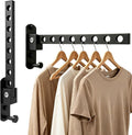 Wall Mounted Clothes Drying Rack, Space Saver, Easy Install, 2 Pcs