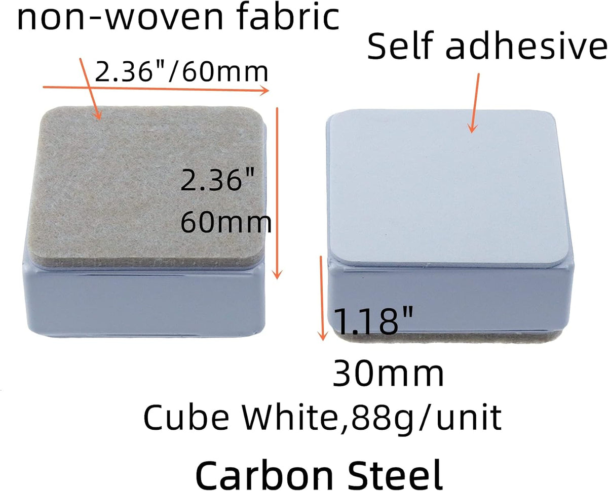 1.18" Self Adhesive Bed and Furniture Risers,Lift Furniture Risers