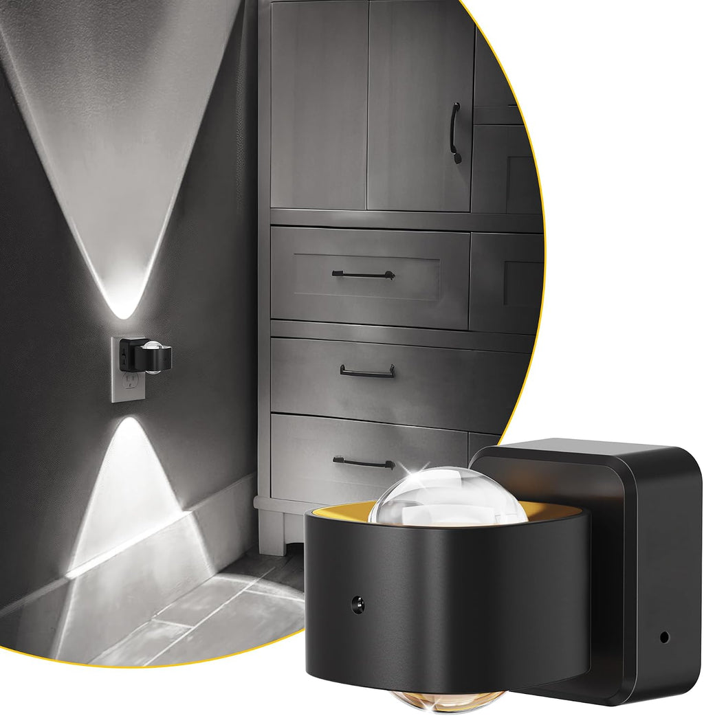 L LOHAS LED Night Light Projector, Night Lights Plug into Wall Light Sensor