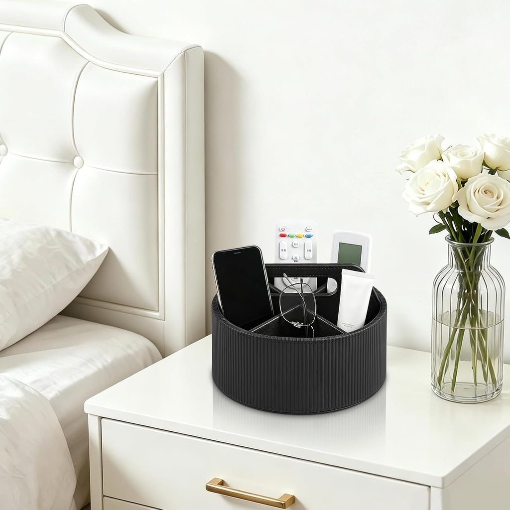 Round Desk Organizer Caddy Caddy Organizer Remote Control Holder