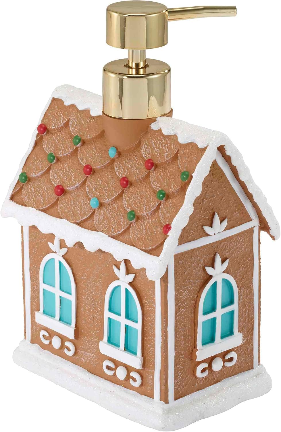 Avanti Linens - Christmas Lotion Pump, Refillable Hand Soap Dispenser