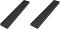 ZAPPOWARE Kitchen Sink Narrow Silicone Holder Tray 17.7"x3.1", Vanity & Bathroom Organizer, Black, Heat-Resistant Mat (Pack of 2)
