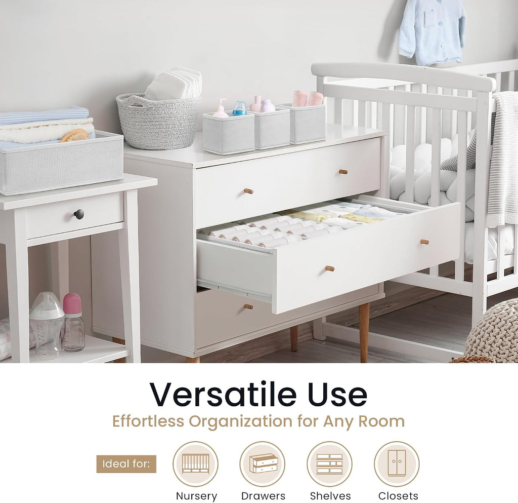Reli. Dresser Drawer Organizers 14 Pack | Baby Clothes, Nursery Organizer