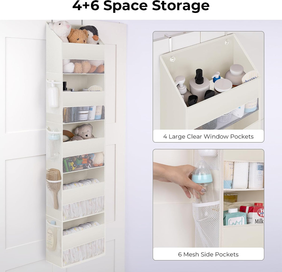 GRANNY SAYS Over the Door Organizer, 5-Shelf Behind the Door Storage