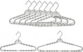 6 Pack Extra Large Hangers, Adjustable Arm Clothes Hangers, Space Saver